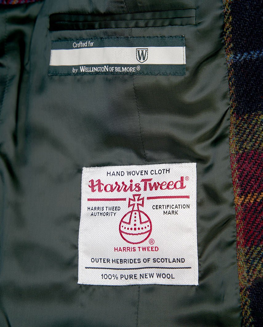 Lea - Harris Tweed Weste in "Check of Island" - Wellington of Bilmore