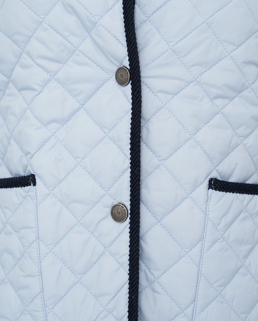 leichte Damen Steppjacke ,,Joules O-Neck'' in light blue - Wellington of Bilmore