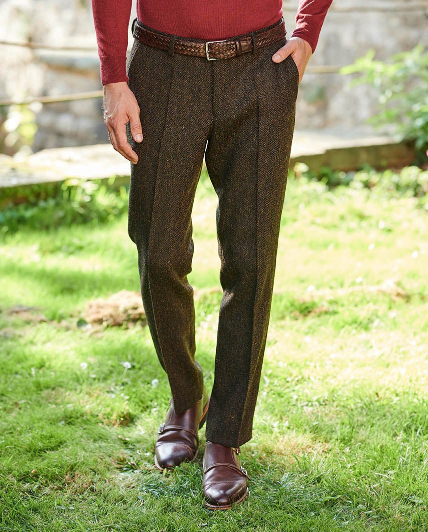Mr. Miller - Harris Tweed Hose in Multicolor - Wellington of Bilmore