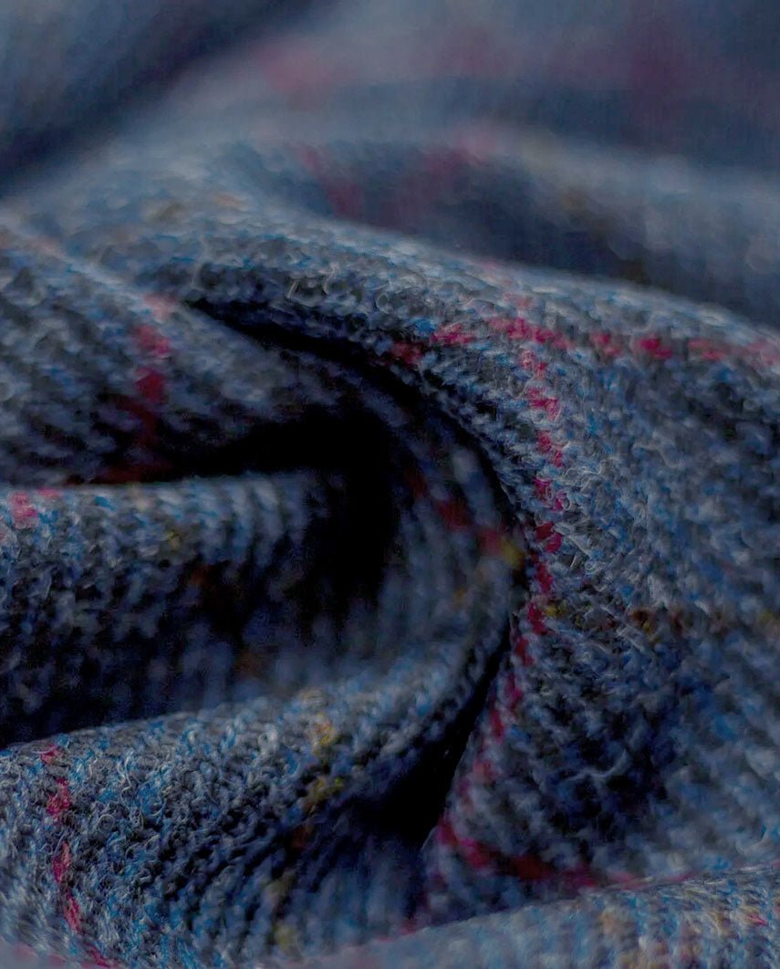 Tailor - Harris Tweed Weste in scottish blue - Wellington of Bilmore