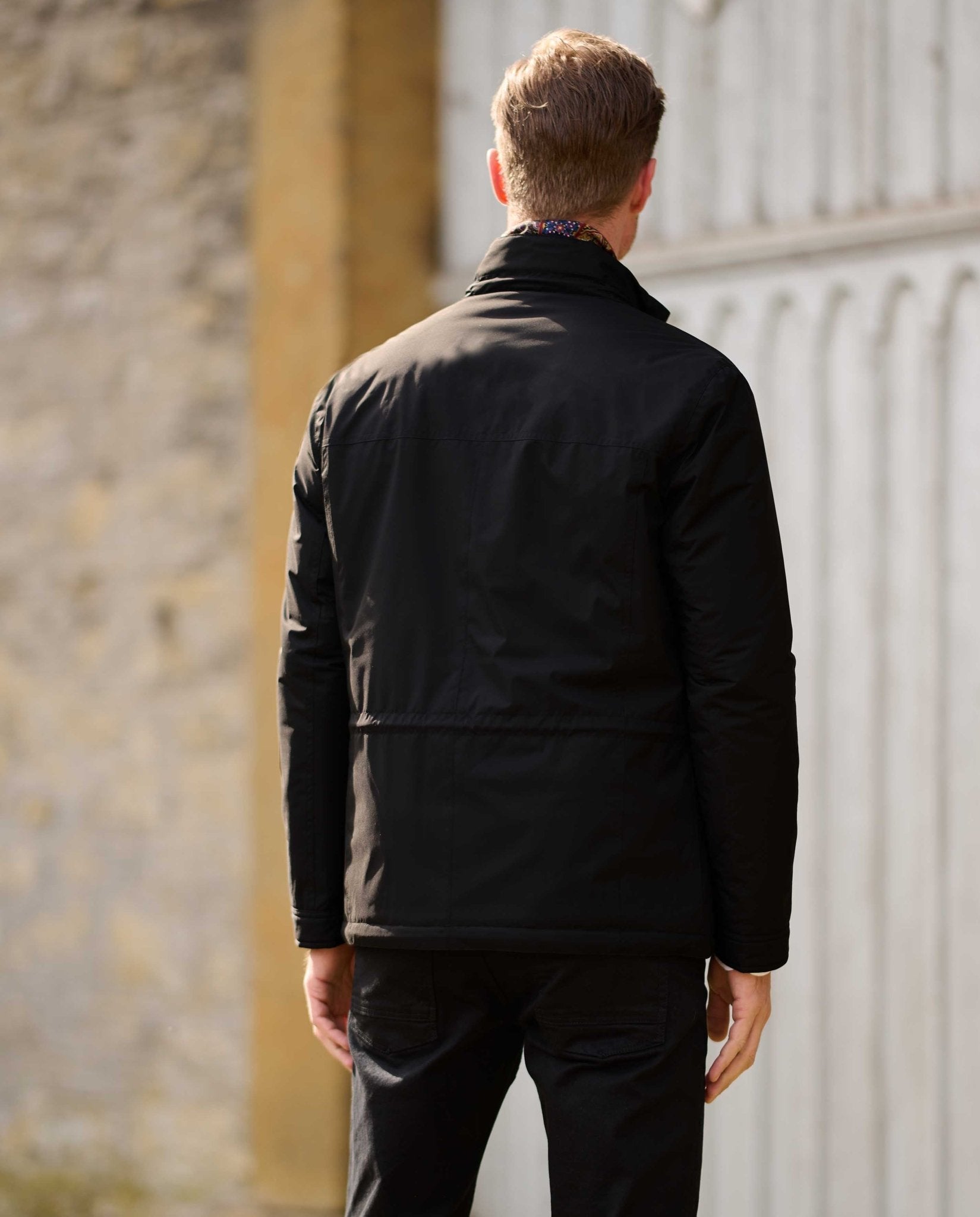 Ultraleichte Herren Funktionsjacke ''Rymer'' in black - Wellington of Bilmore