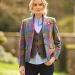Harris Tweed Blazer ''Ava'' in candy check