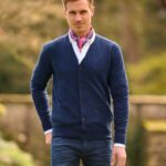 Herren Merino-Strickjacke ''The Cardigan'' in midnight