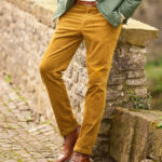 Herren Genua Cordhose ''Mr. Bradley'' in messing