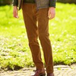 Herren Genua Cordhose ''Mr. Bradley'' in cognac